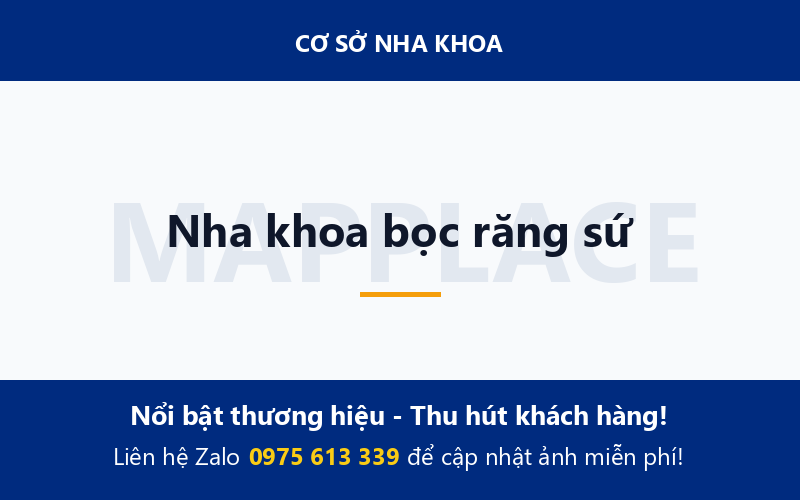 Nha khoa bọc răng sứ