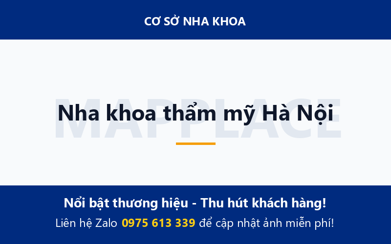 Nha khoa thẩm mỹ Hà Nội