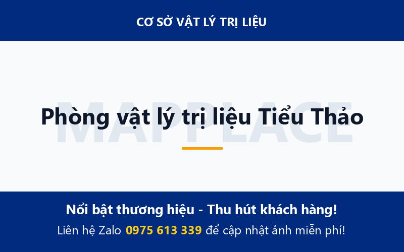 Phòng vật lý trị liệu Tiểu Thảo