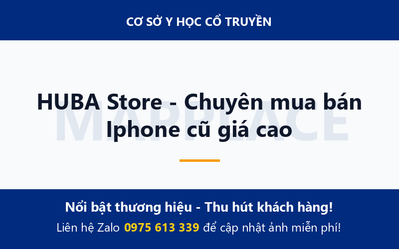 HUBA Store - Chuyên mua bán Iphone cũ giá cao