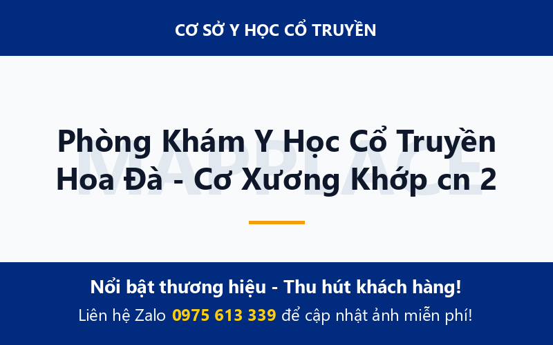 Phòng Khám Y Học Cổ Truyền Hoa Đà - Cơ Xương Khớp cn 2