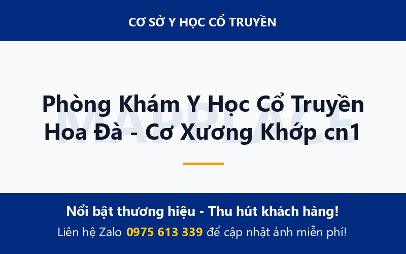Phòng Khám Y Học Cổ Truyền Hoa Đà - Cơ Xương Khớp cn1