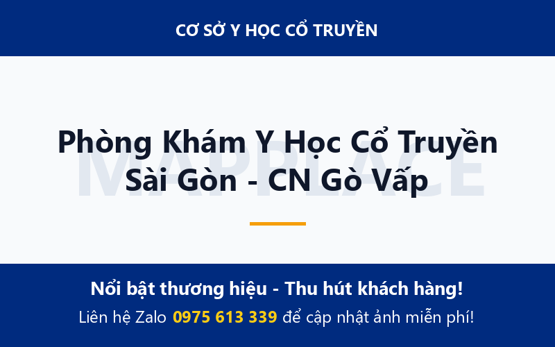 Phòng Khám Y Học Cổ Truyền Sài Gòn - CN Gò Vấp