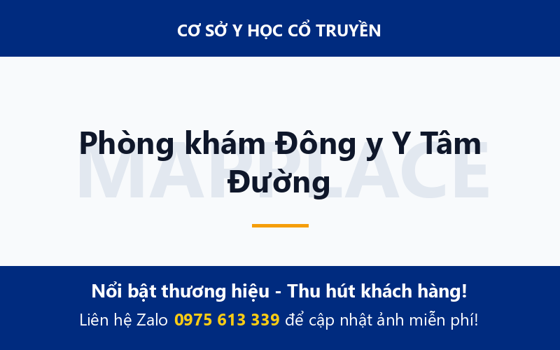 Phòng khám Đông y Y Tâm Đường