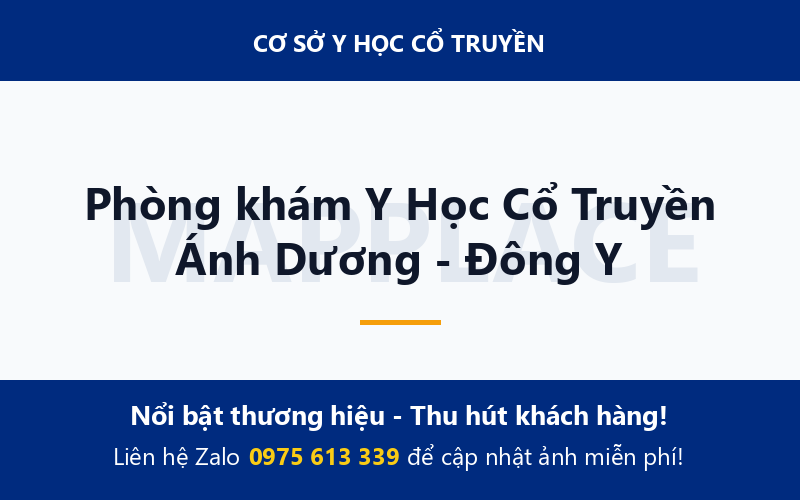 Phòng khám Y Học Cổ Truyền Ánh Dương - Đông Y