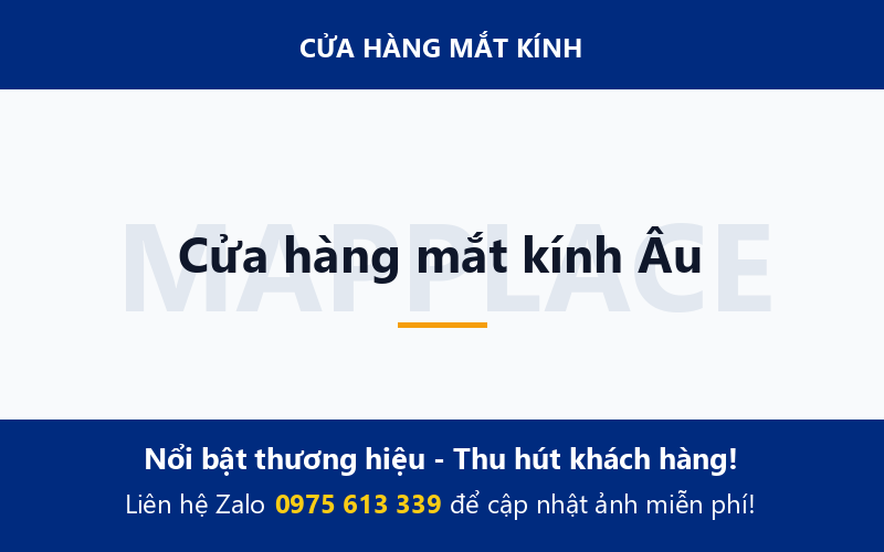 Cửa hàng mắt kính Âu