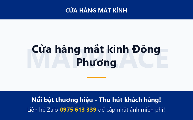 Cửa hàng mắt kính Đông Phương