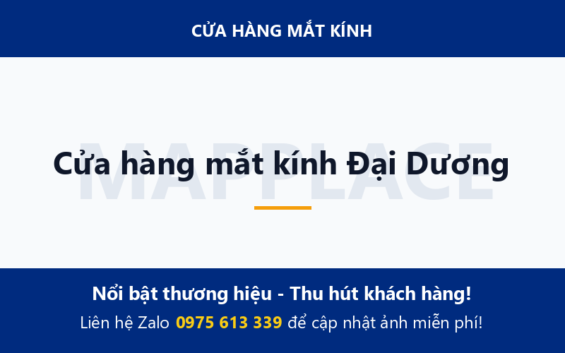 Cửa hàng mắt kính Đại Dương