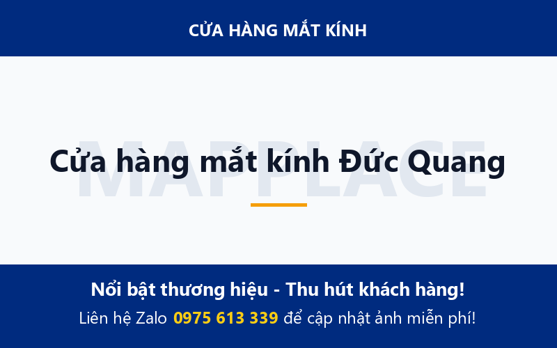 Cửa hàng mắt kính Đức Quang