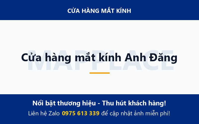 Cửa hàng mắt kính Anh Đăng