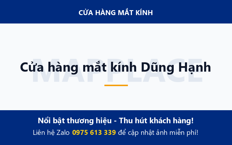Cửa hàng mắt kính Dũng Hạnh