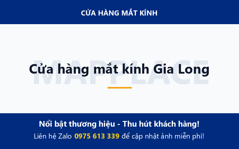 Cửa hàng mắt kính Gia Long