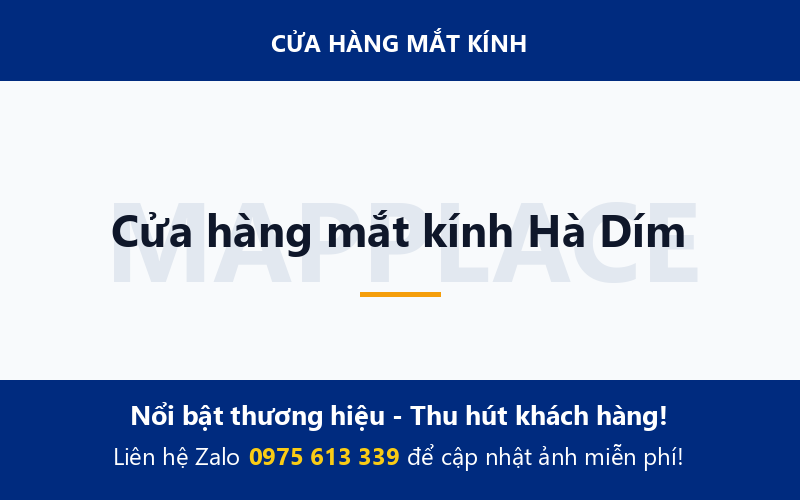 Cửa hàng mắt kính Hà Dím