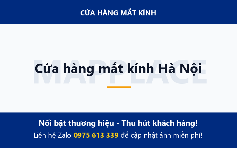 Cửa hàng mắt kính Hà Nội