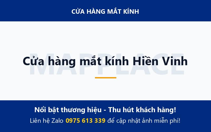Cửa hàng mắt kính Hiền Vinh