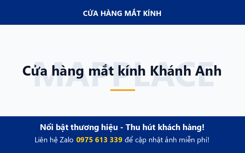 Cửa hàng mắt kính Khánh Anh