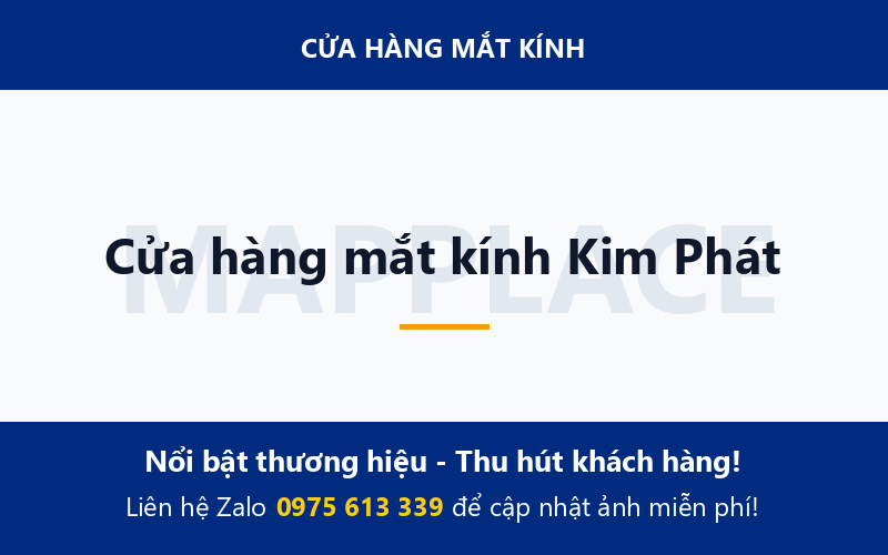Cửa hàng mắt kính Kim Phát