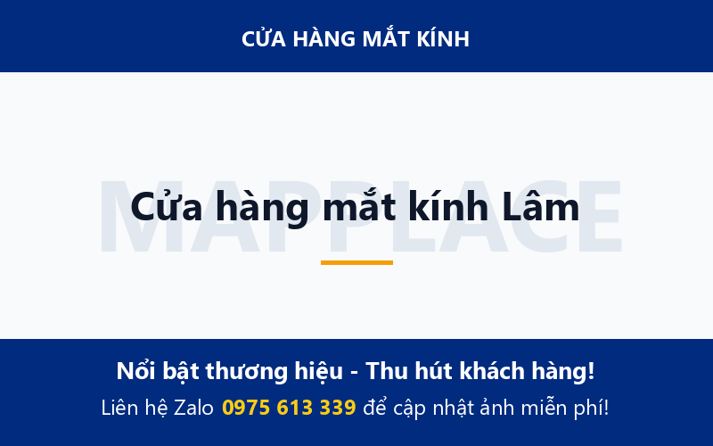 Cửa hàng mắt kính Lâm