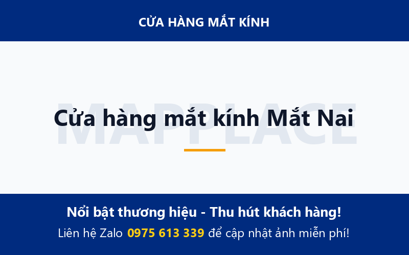 Cửa hàng mắt kính Mắt Nai
