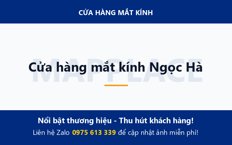 Cửa hàng mắt kính Ngọc Hà