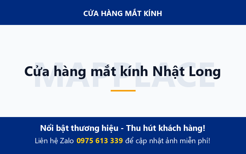 Cửa hàng mắt kính Nhật Long