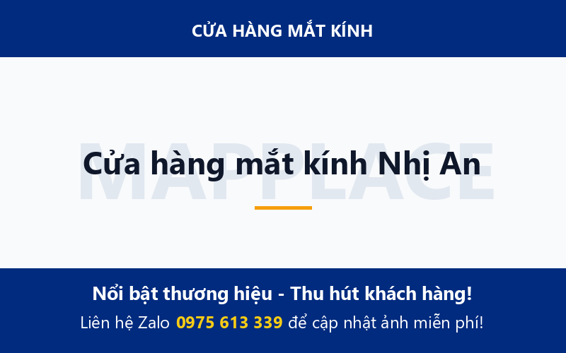 Cửa hàng mắt kính Nhị An