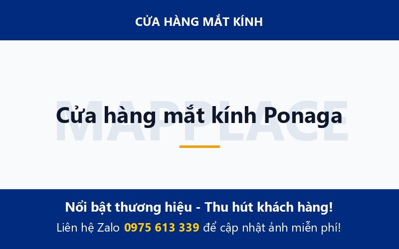 Cửa hàng mắt kính Ponaga