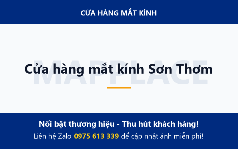 Cửa hàng mắt kính Sơn Thơm