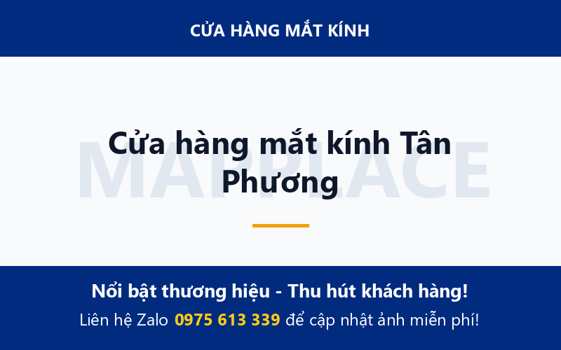 Cửa hàng mắt kính Tân Phương