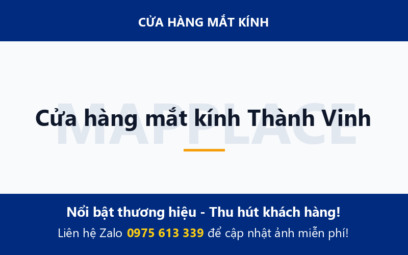 Cửa hàng mắt kính Thành Vinh