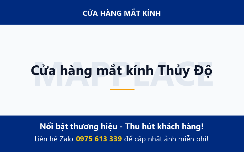 Cửa hàng mắt kính Thủy Độ