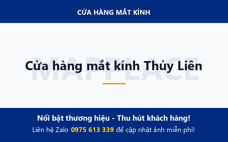 Cửa hàng mắt kính Thủy Liên