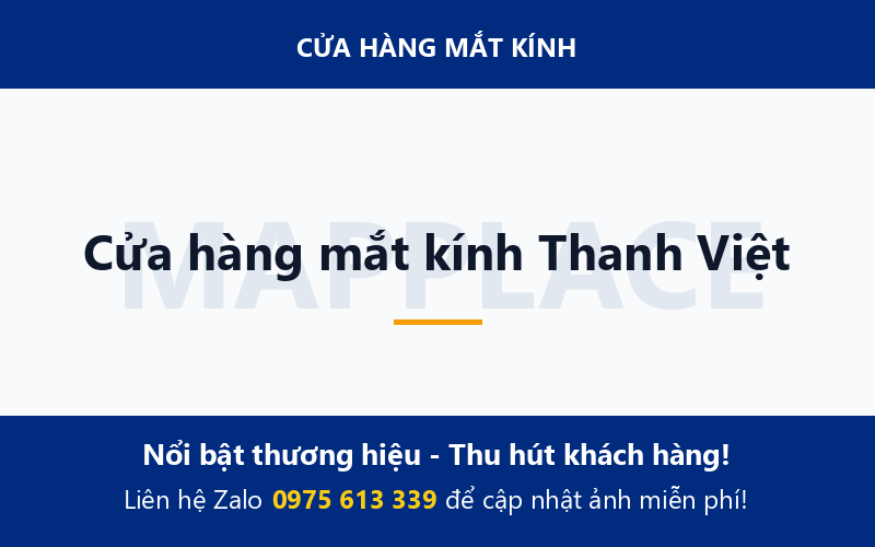 Cửa hàng mắt kính Thanh Việt