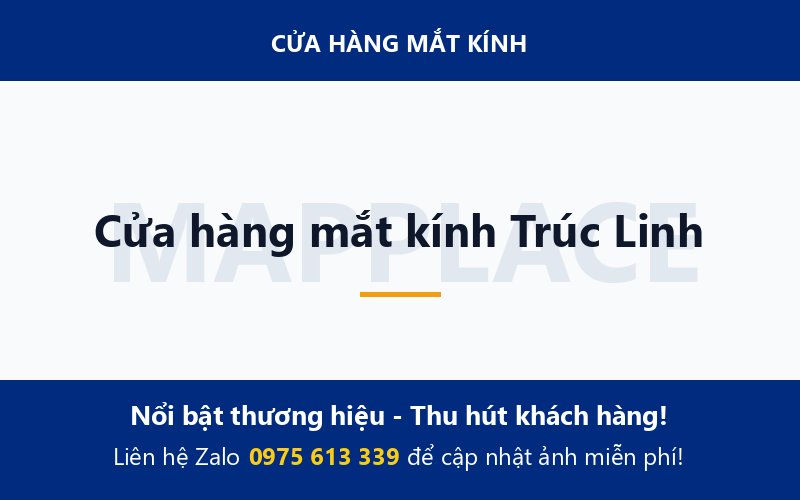 Cửa hàng mắt kính Trúc Linh