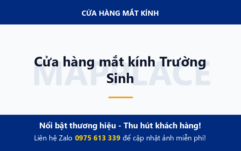 Cửa hàng mắt kính Trường Sinh