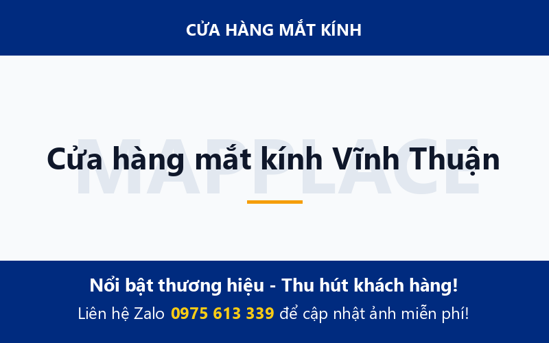 Cửa hàng mắt kính Vĩnh Thuận
