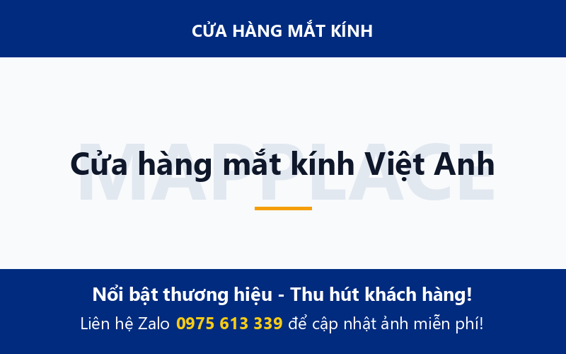Cửa hàng mắt kính Việt Anh