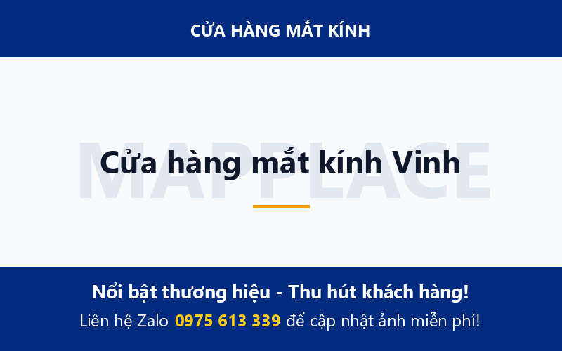 Cửa hàng mắt kính Vinh