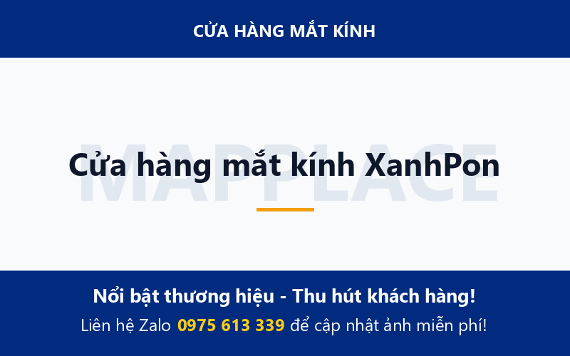 Cửa hàng mắt kính XanhPon