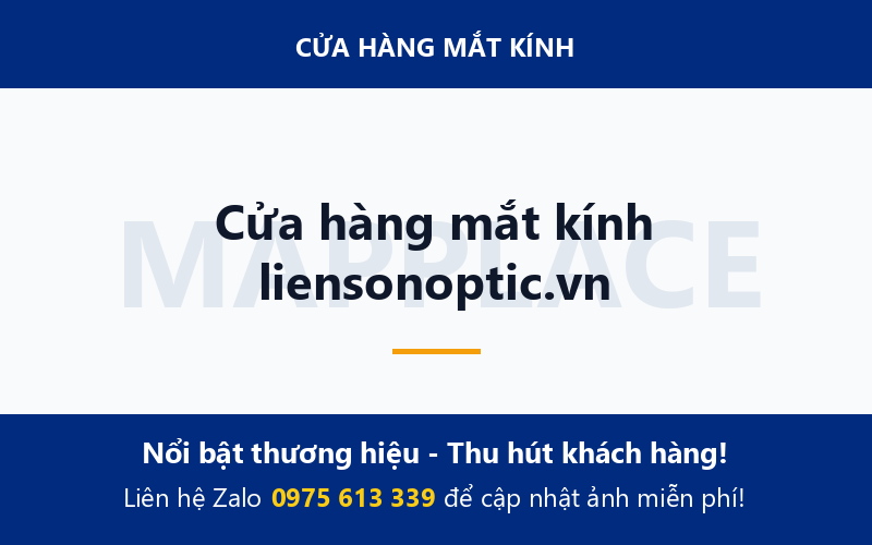 Cửa hàng mắt kính liensonoptic.vn