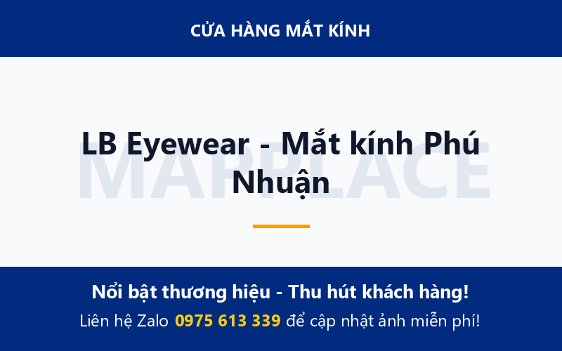 LB Eyewear - Mắt kính Phú Nhuận