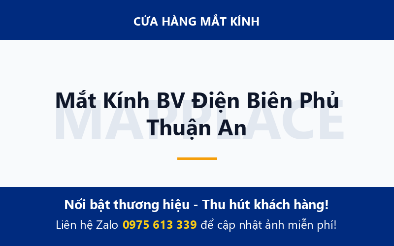 Mắt Kính BV Điện Biên Phủ Thuận An
