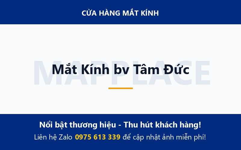 Mắt Kính bv Tâm Đức