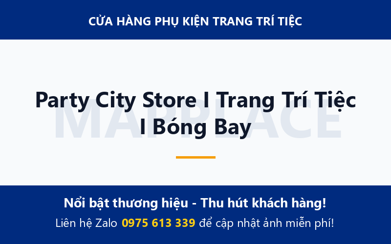 Party City Store I Trang Trí Tiệc I Bóng Bay