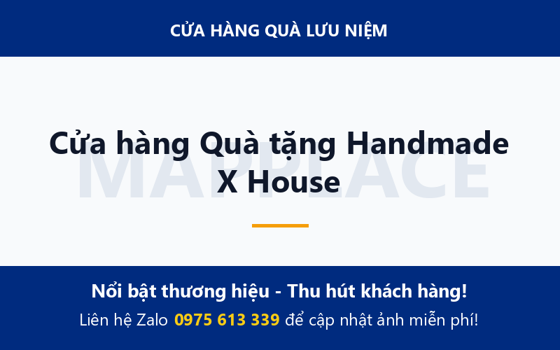 Cửa hàng Quà tặng Handmade X House