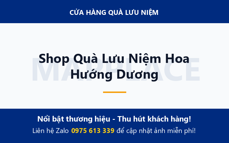 Shop Quà Lưu Niệm Hoa Hướng Dương