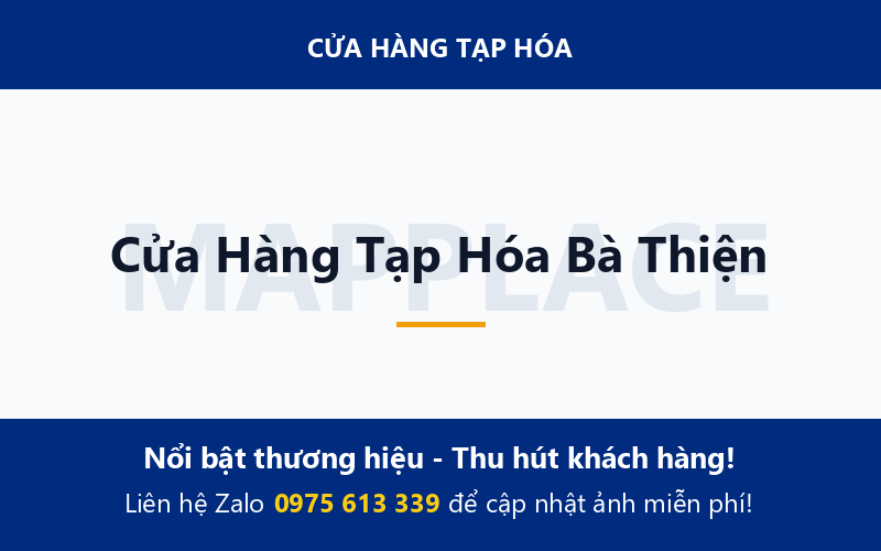 Cửa Hàng Tạp Hóa Bà Thiện
