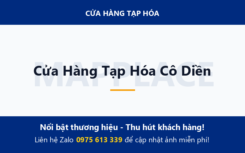 Cửa Hàng Tạp Hóa Cô Diền