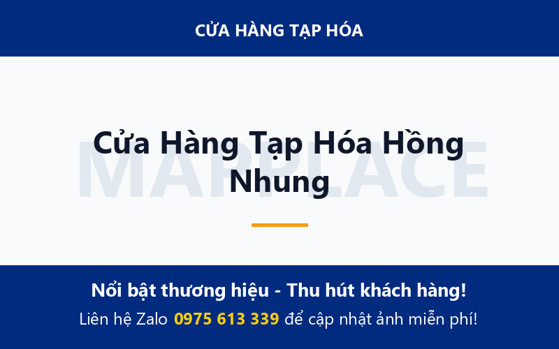 Cửa Hàng Tạp Hóa Hồng Nhung