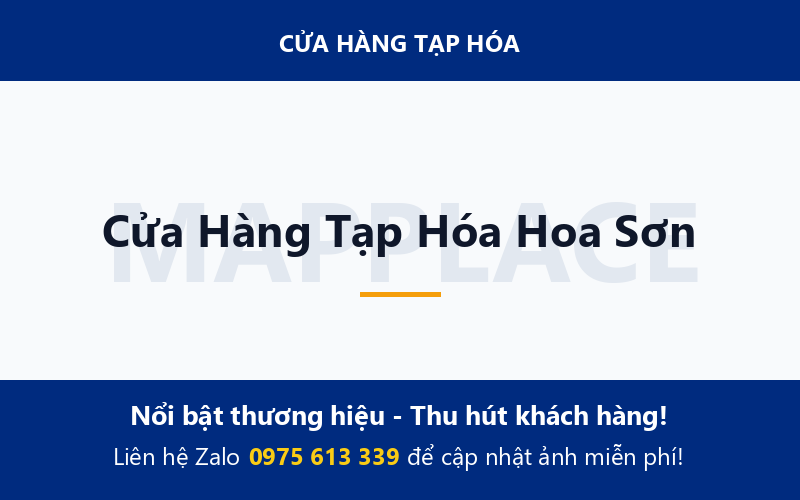 Cửa Hàng Tạp Hóa Hoa Sơn